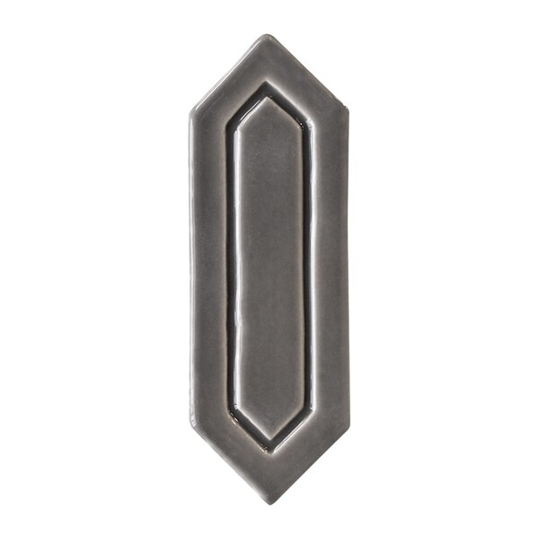 Barn Glossy Relief Picket Ceramic Wall Decos 2×6 Image