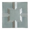 Witty Green Glossy Link Ceramic Wall Decos 6×6 Image