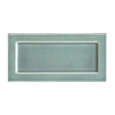 Witty Green Glossy Eren Ceramic Wall Decos 3×6 Image