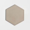 Latte Glossy Hexagon 5 Ceramic Tile 5 Image