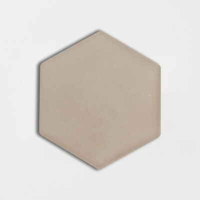 Latte Glossy Hexagon 5 Ceramic Tile 5
