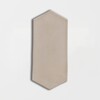 Latte Glossy Picket Ceramic Tile 3×6 Image