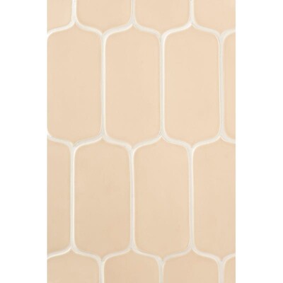 Honey Glossy Tear Field Ceramic Tile 3 5/8x8