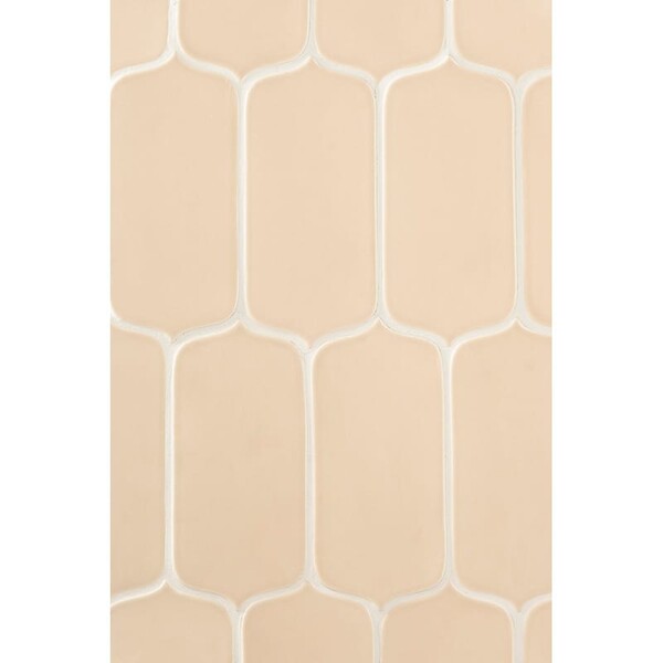 Honey Glossy Tear Field Ceramic Tile 3 5/8×8 Image