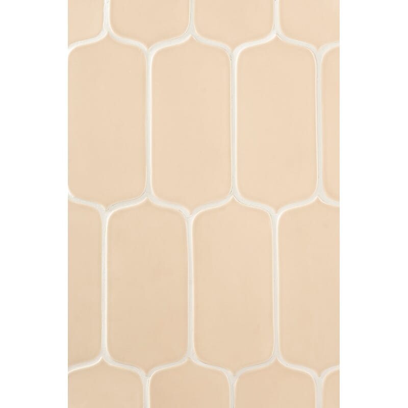 Honey Glossy Tear Field Ceramic Tile 3 5/8x8