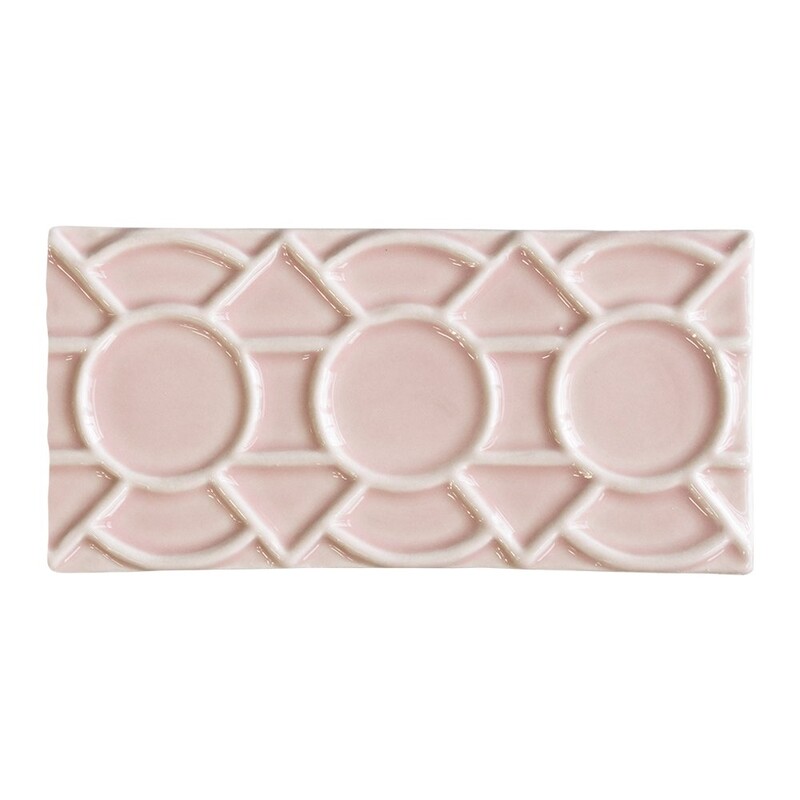 Rosie Glossy Zaragosa Ceramic Wall Decos 3×6 Image