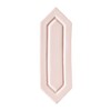 Rosie Glossy Relief Picket Ceramic Wall Decos 2×6 Image
