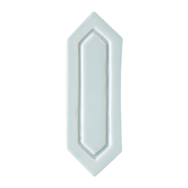 Jules Glossy Relief Picket Ceramic Wall Decos 2×6 Image