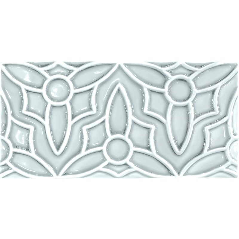 Jules Glossy Barcelona Ceramic Wall Decos 4×8 Image