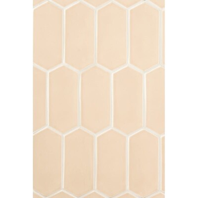 Honey Glossy Picket Ceramic Tile 3x6