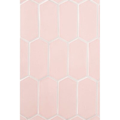 Rosie Glossy Picket Ceramic Tile 3x6