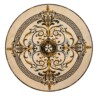 Cassina Multi Finish Round Marble Medallions 48×48 Image