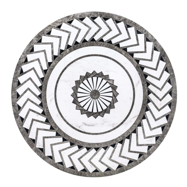 Boreas Multi Finish Round Marble Medallions 48×48 Image