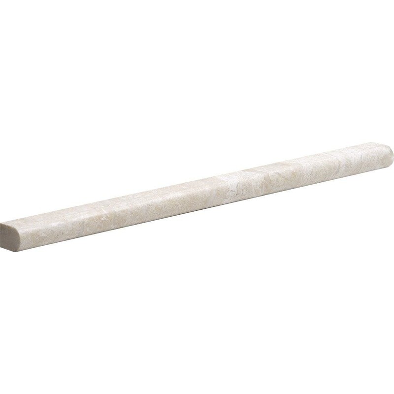 Diana Royal Polished Pencil Liner Marble Moldings 1/2×12 Image