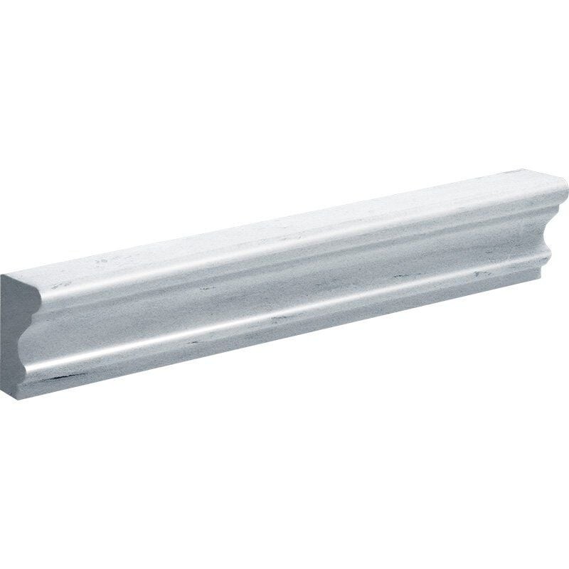 Neptune White Honed Andorra Marble Moldings 2×12 Image