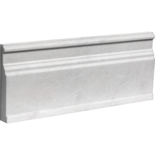 Iceberg Polished Modern Base Marble Moldings 5 1/16×12 Image