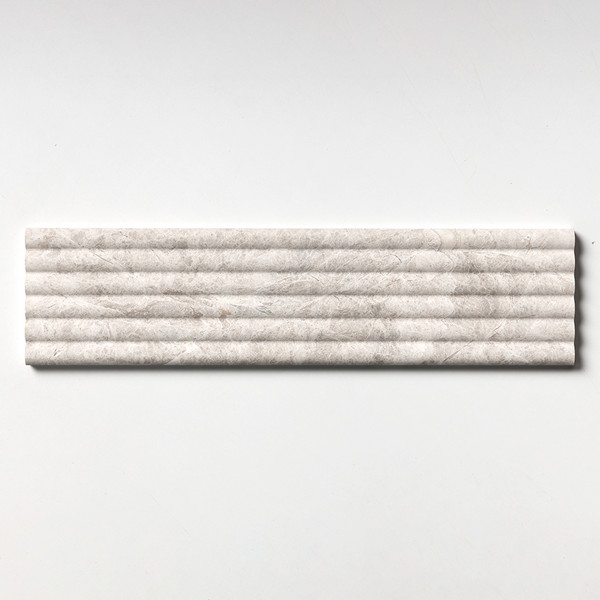 Silver Shadow Honed Marble Tile 6×24 Image