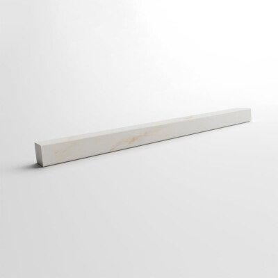 Calacatta Amber Honed Flatiron Marble Moldings 1x12