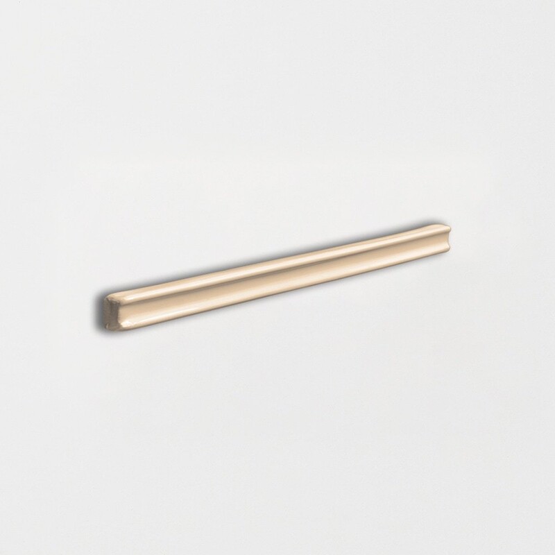Honey Glossy Pencil Trim Ceramic Moldings 5/8×6 Image