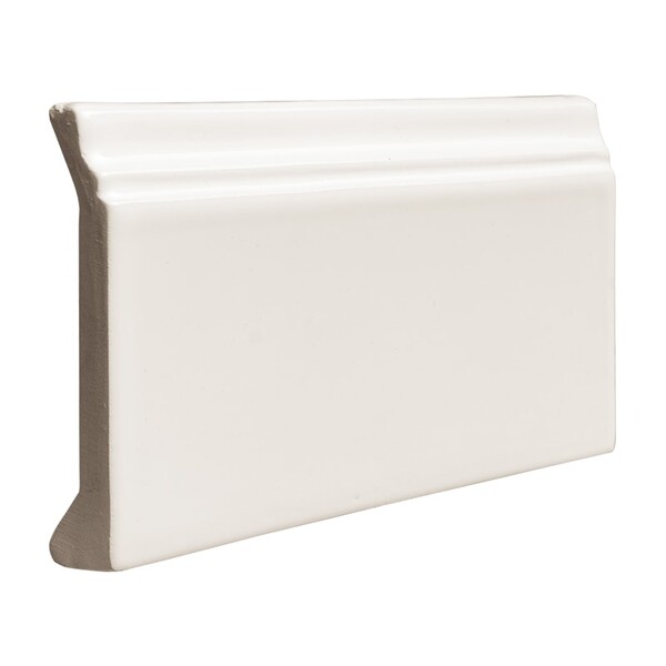 Miradouro Classic Glossy Base Trim Ceramic Moldings 4 3/16×6 Image