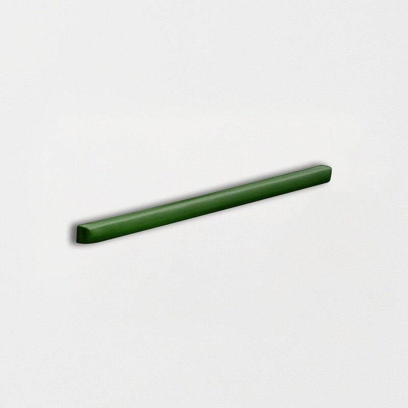 Emerald Glossy Edge Trim Ceramic Moldings 3/8×6 Image
