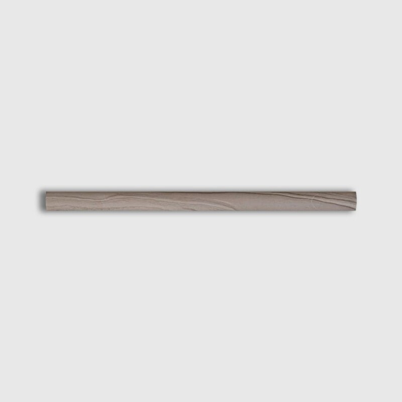 Haisa Dark Honed Bullnose Marble Moldings 3/4×12 Image