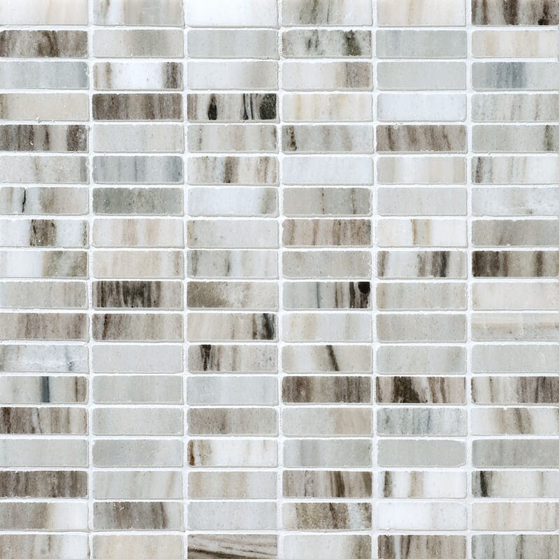 Verona Polished 5/8×2 Marble Mosaic 12×12 Image