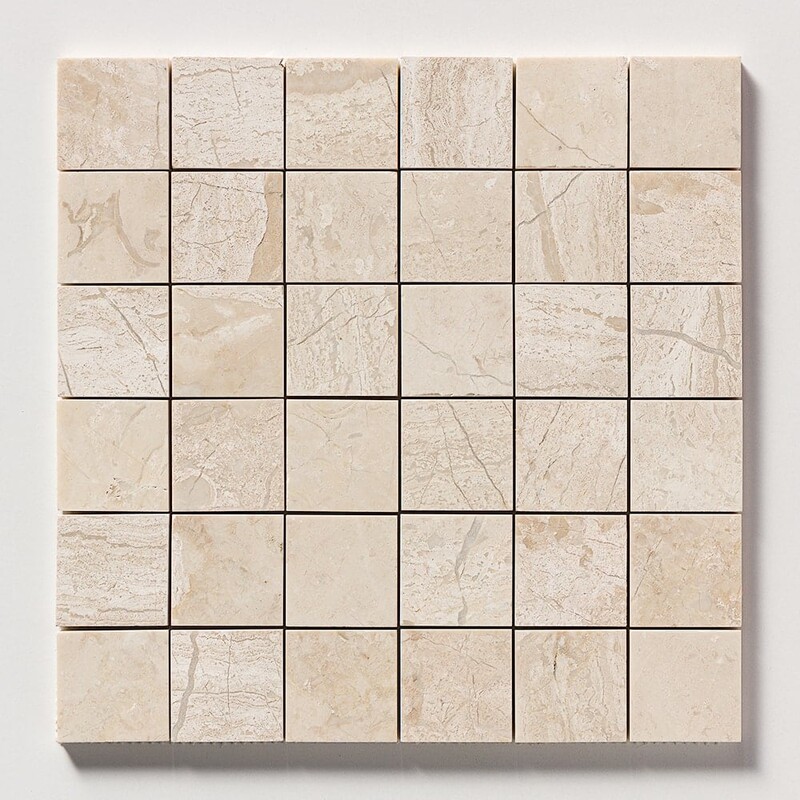 Diana Royal Honed 2x2 Marble Mosaics 12x12