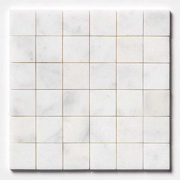 Mosaico de mármore Glacier Honed 2×2, imagem 12×12