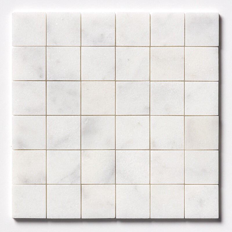 Glacier Honed 2x2 Marble Mosaics 12x12