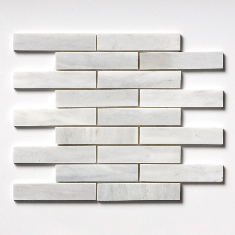 Avenza Honed 1 1/4x6 Marble Mosaics 12x12