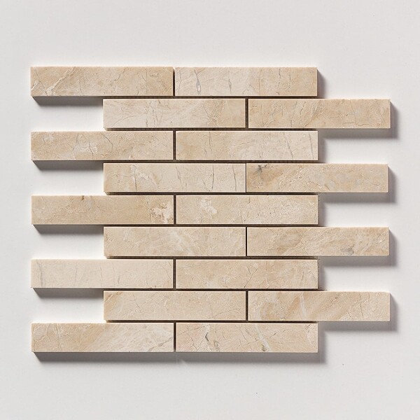 Image de mosaïque en marbre poli Diana Royal 1 1/4×6 12×12