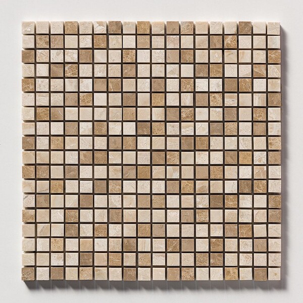 Мозаика из полированного мрамора Diana Royal 5/8×5/8, изображение 12×12