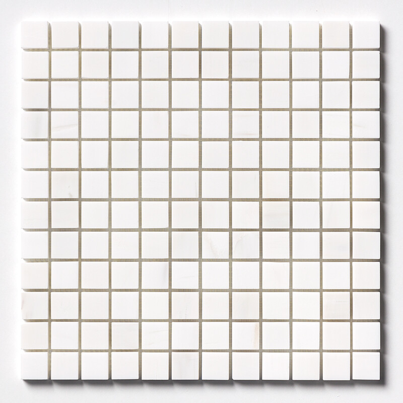 white polished marble mosaic for wall and backsplash design by Country Floors