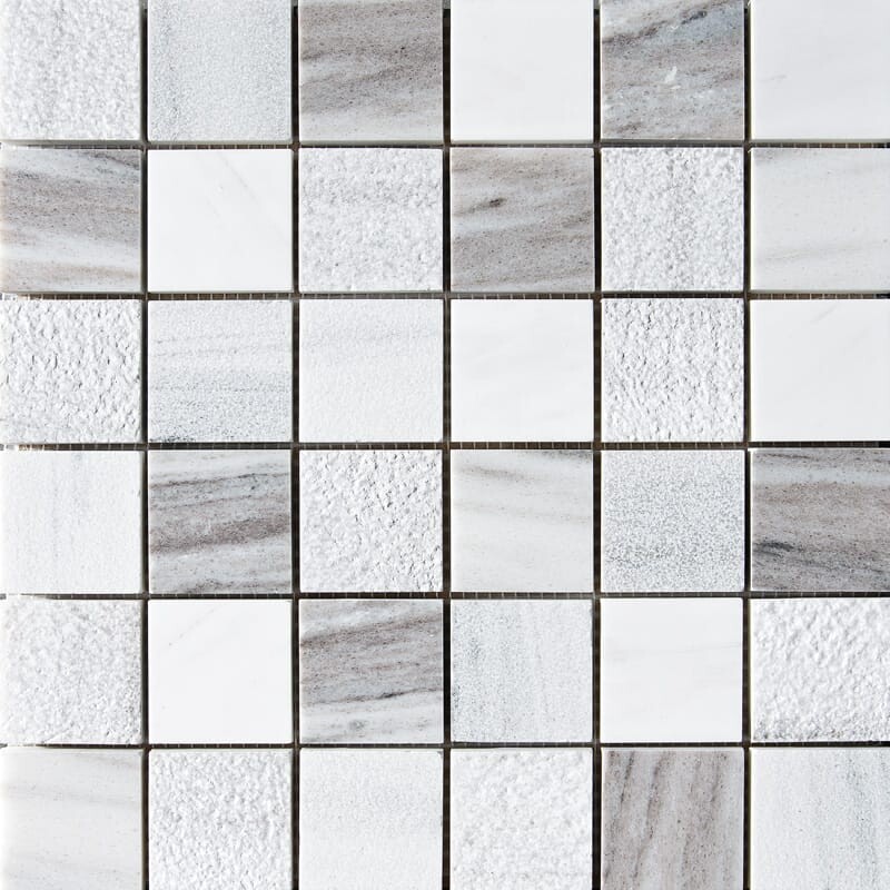 Skyline&avenza Textured 2×2 Marble Mosaic 12×12 Image
