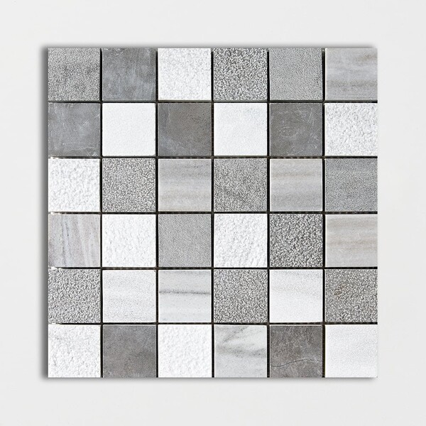 Skyline&bosphorus Textured 2×2 Marble Mosaic 12×12 Image