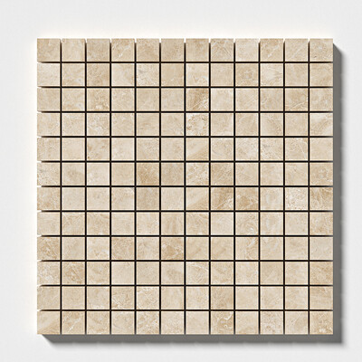 Cappuccino Polished 1x1 Marble Mosaics 12x12