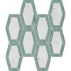 marble mosaic for decorative bathroom walls by Country Floors