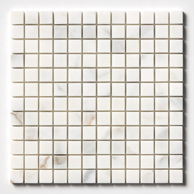 Calacatta Gold Royal Honed 1x1 Marble Mosaic 12x12