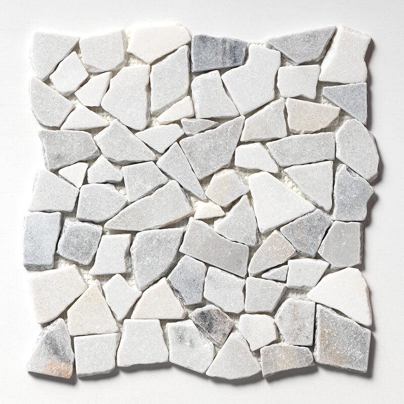 Skyline Multi Finish Palladian Marble Mosaics 12x12