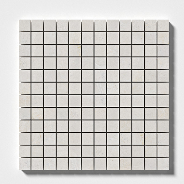 Mosaïque en marbre Vanilla Honed 1×1 12×12