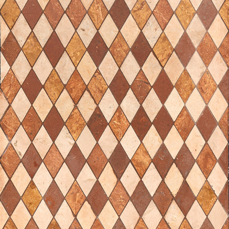 Horus Honed Limestone Mosaics 11 9/16x11 5/8x3/8