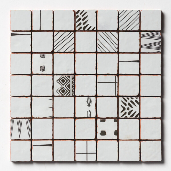 Multicolor Multifinish 2×2 Ceramic Mosaic 12×12 Image