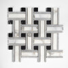 Calacatta Gold Honed Lattice Marble Mosaic 12×12 Image