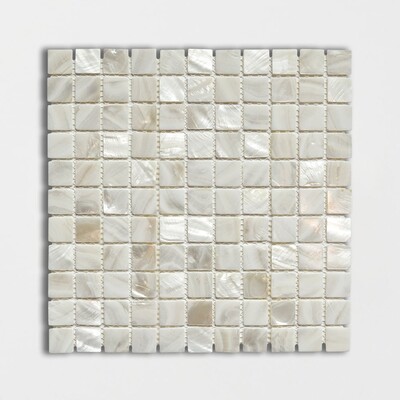 Mother Of Pearl Polished 1x1 Iridescent Shell Mosaic 12x12
