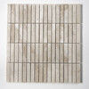 Diana Royal Honed 5/8×3 Marble Mosaic 12×12 Image