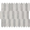 Britannia, Britannia Dark Honed Baby Picket Limestone Mosaic 13 3/16×11 Image