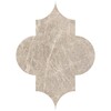 Arabesque Brown Leather Marble Waterjet Decos 6×8 1/4 Image