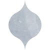 Winter Leaf Allure Light Honed Marble Waterjet Decos 4 7/8×6 13/16 Image