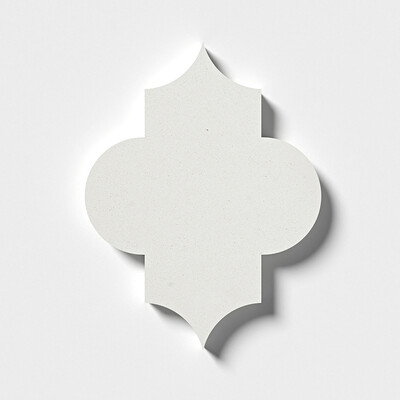 Champagne Honed Arabesquette Waterjet Limestone Tiles 6x8 1/4